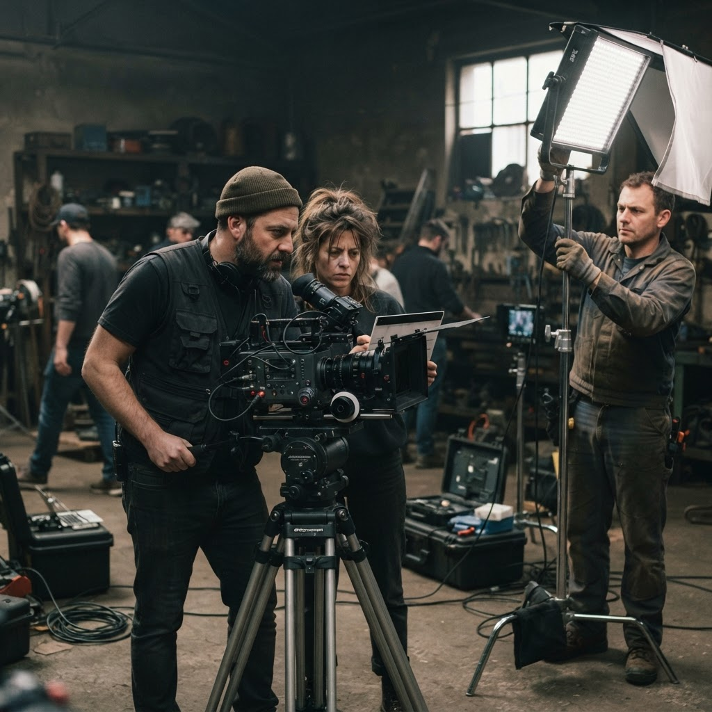 Ramblers Media crew on set